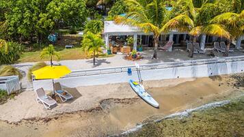 Sun loungers, beach towels