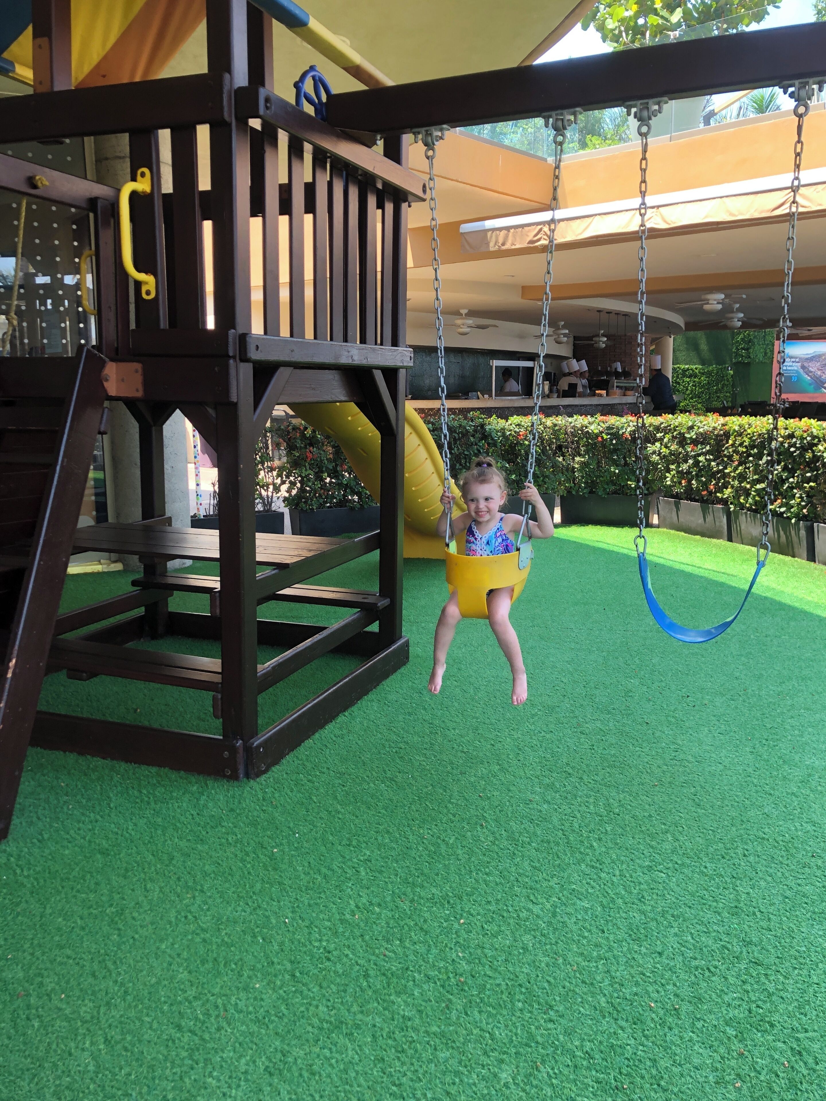 Área de juegos infantiles al aire libre