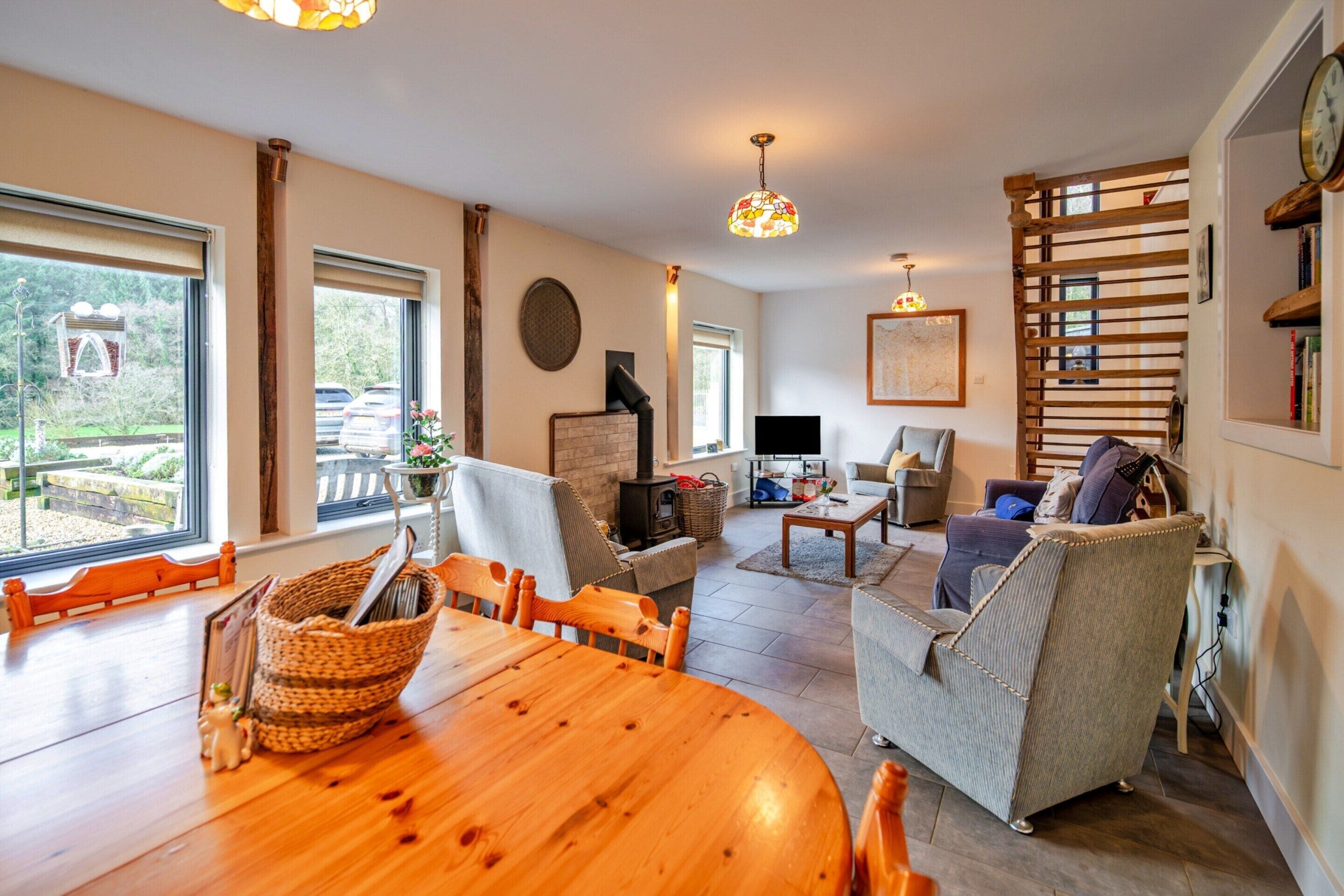 House | Living room | Fireplace