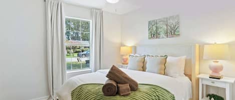 3 bedrooms, iron/ironing board, travel crib, WiFi