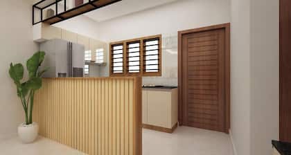 Tranquil 2-bedroom apartment with AC in charming Thundathil