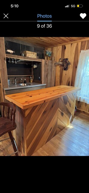 Interior - Quaint little 1-Room cabin with AC in pleasant Big Sandy (Big Sandy)