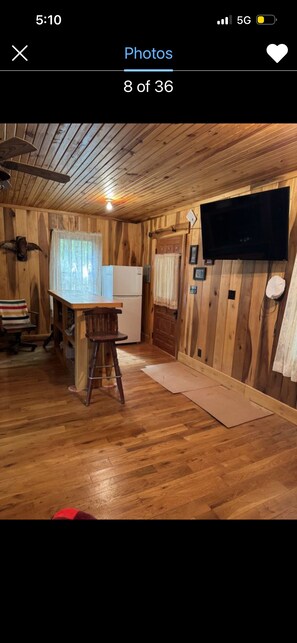 Interior - Quaint little 1-Room cabin with AC in pleasant Big Sandy (Big Sandy)