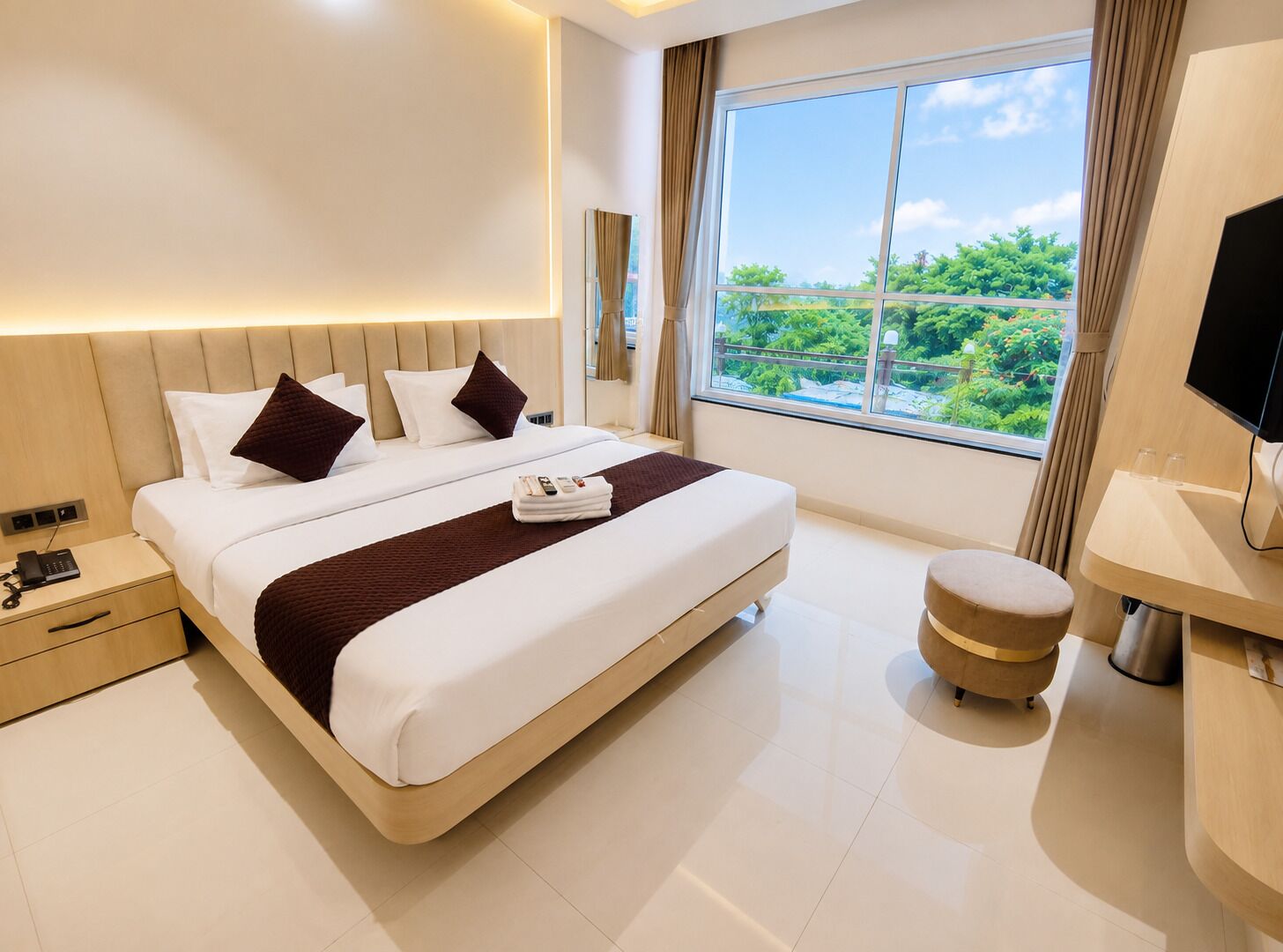 ห้องพรีเมียมดับเบิล, วิวเมือง | วิวจากห้องพัก