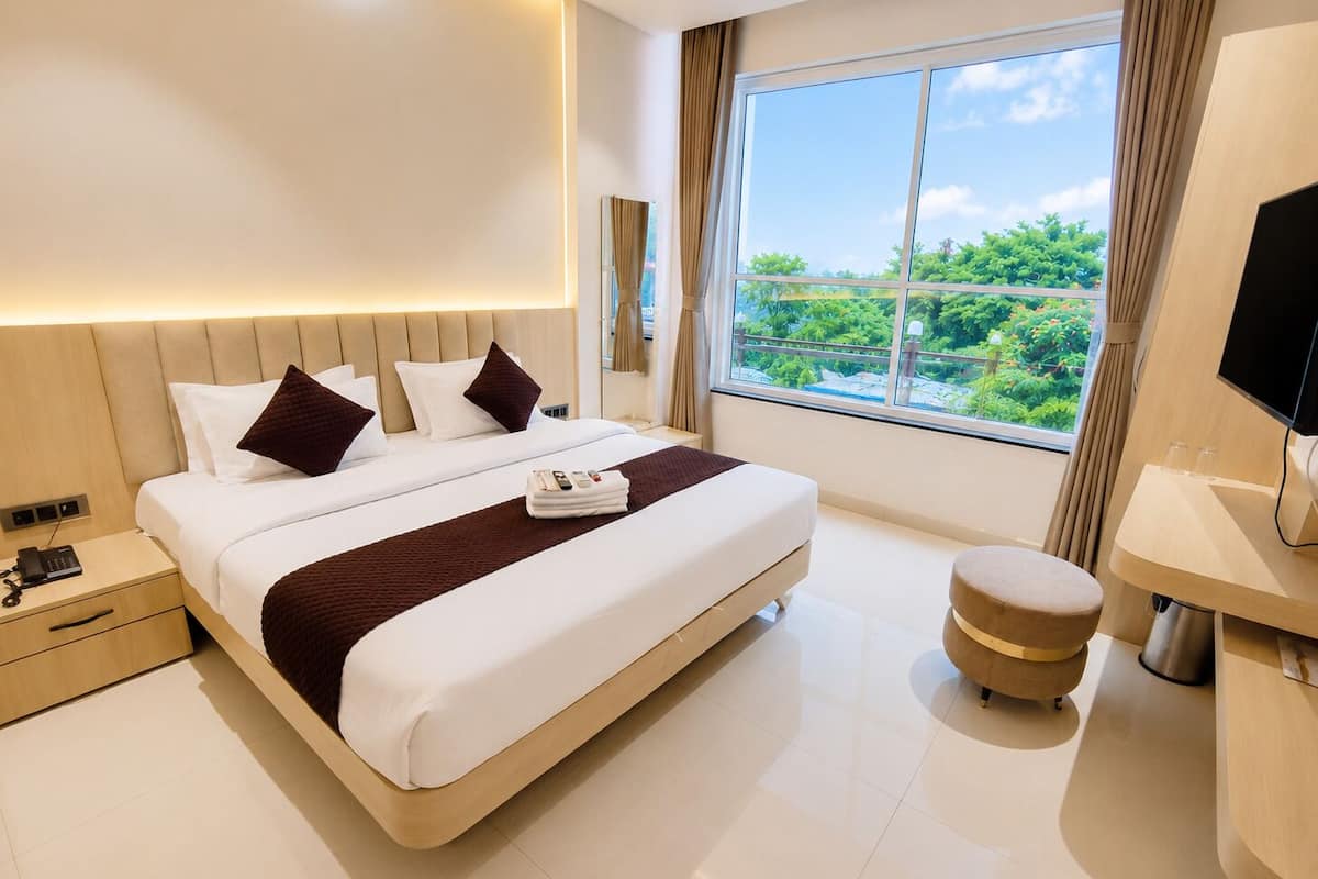 Quarto casal premium, vista para a cidade | Vista do quarto