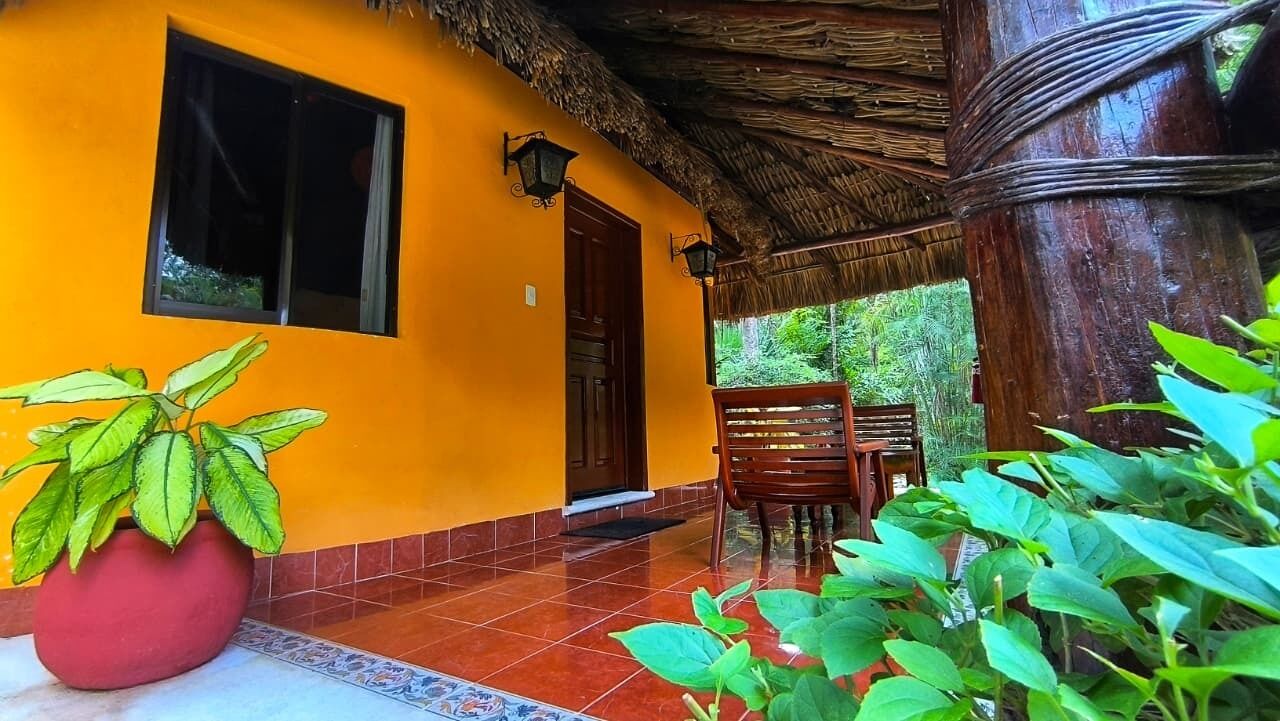 Bungalow de diseñador, vista al jardín | Detalle exterior