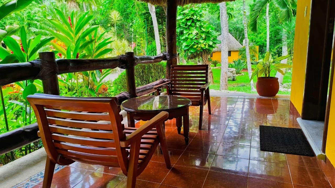 Bungalow de diseño, vistas al jardín | Terraza o patio