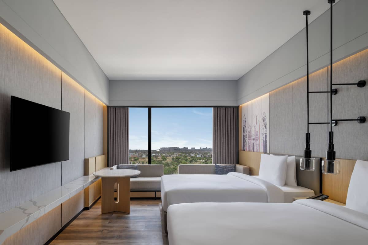Quarto, 2 camas de solteiro | Lençóis italianos Frette, roupas de cama premium