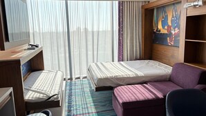In-room safe, desk, iron/ironing board, travel crib - Anaheim | Compact Disney Retreat | Pool + Parks (Anaheim)