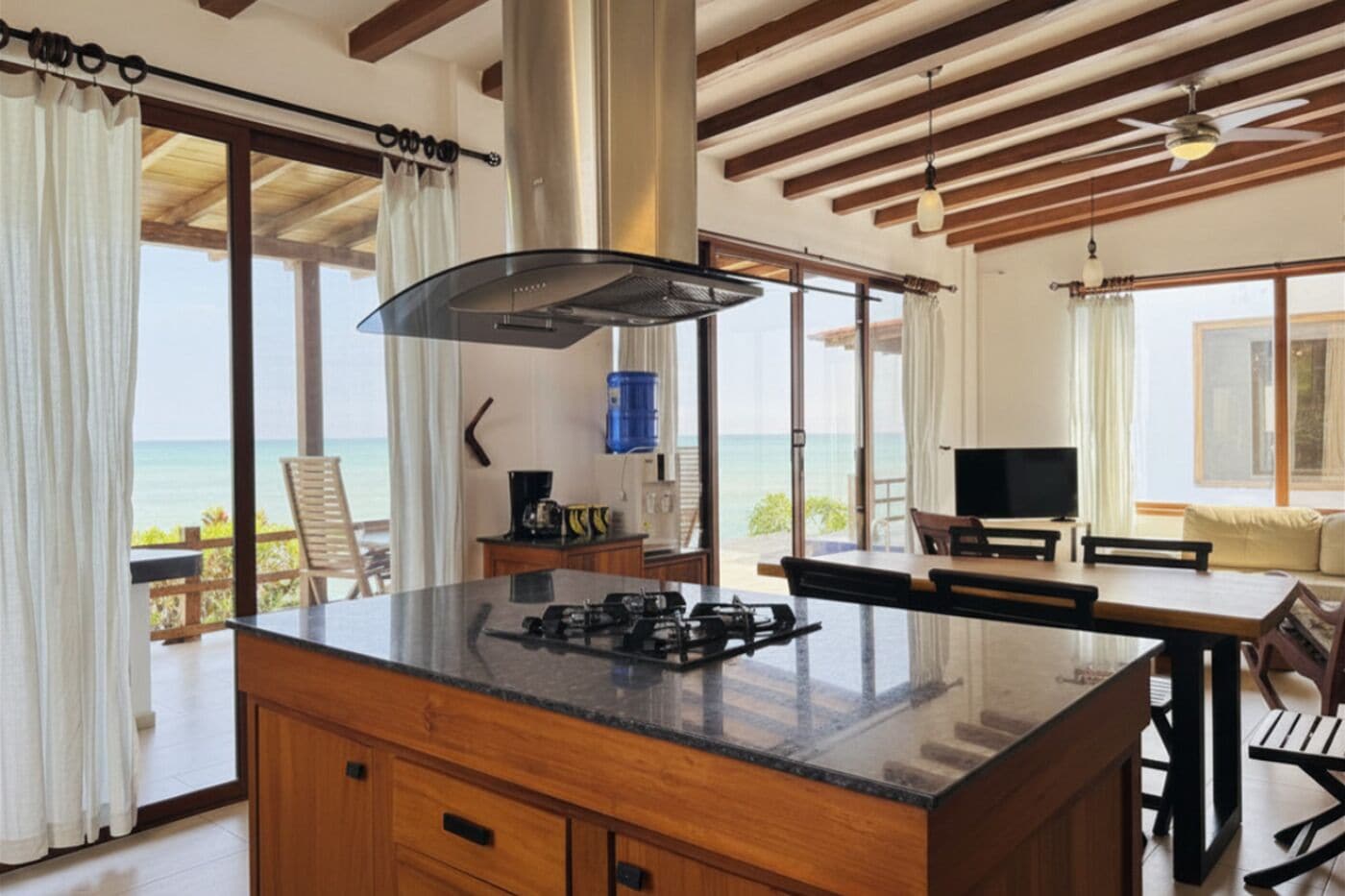 Premium Villa, Private Pool, Sea View | Private kitchen | Fridge, microwave, stovetop, cookware/dishes/utensils