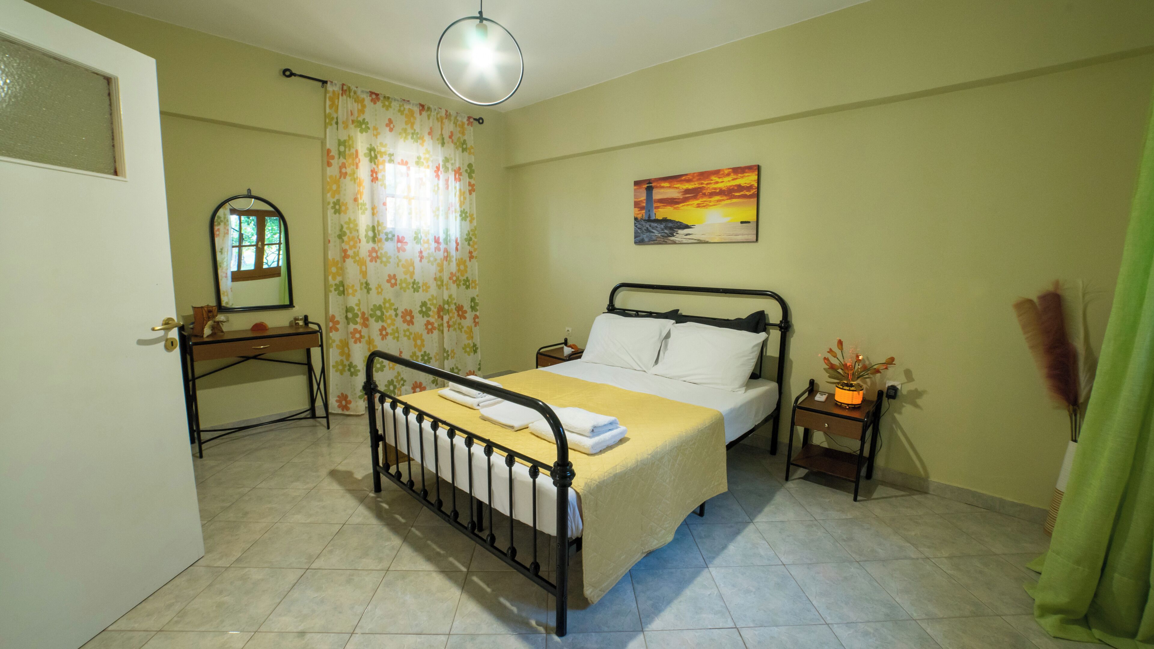 1 bedroom, travel crib, WiFi, bed sheets