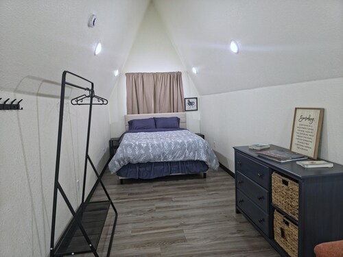 Cabin 1 | Sirius - A-frame cabin with loft, full kitchen, and ranch views