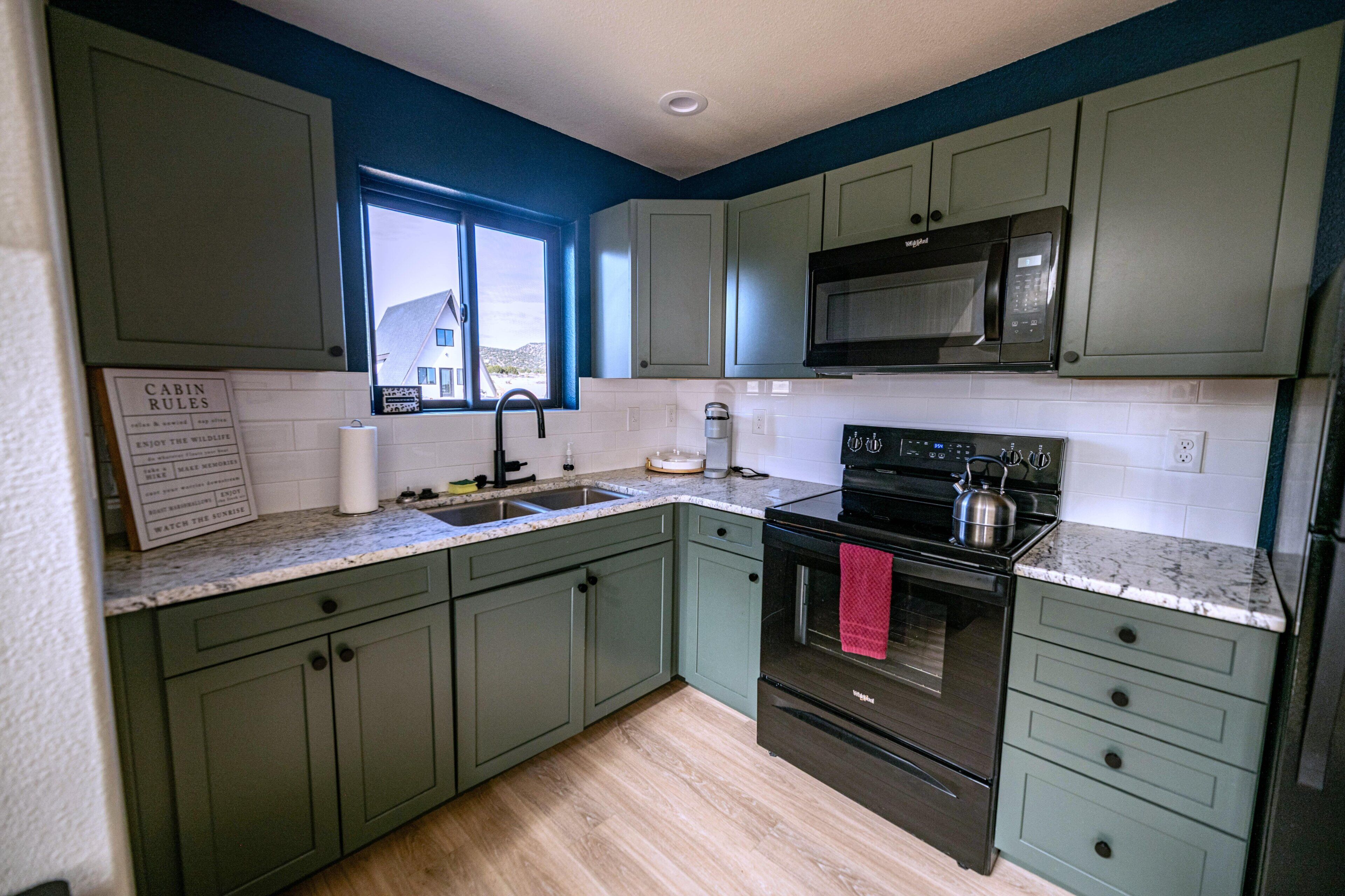 Microwave, stovetop