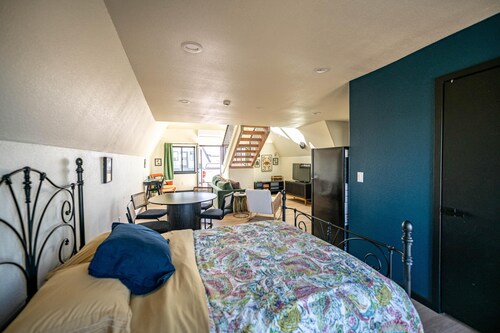 Cabin 6 | Rigel - A-frame cabin with loft, full kitchen, sleeps six