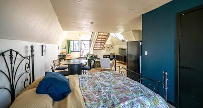 Cabin 6 | Rigel - A-frame cabin with loft, full kitchen, sleeps six