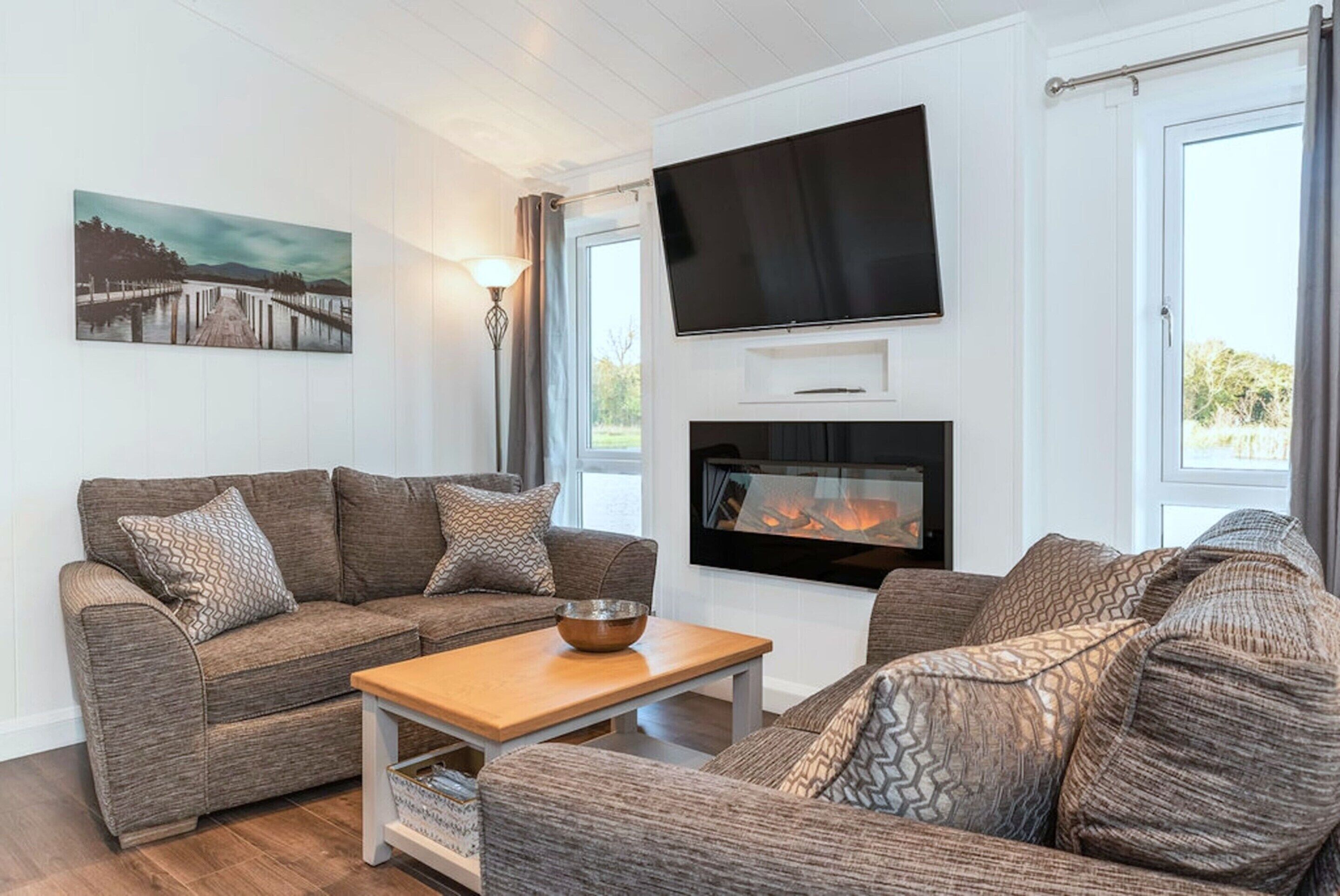 Chalet | Salle de séjour | Foyer