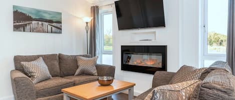 Chalet | Salle de séjour | Foyer