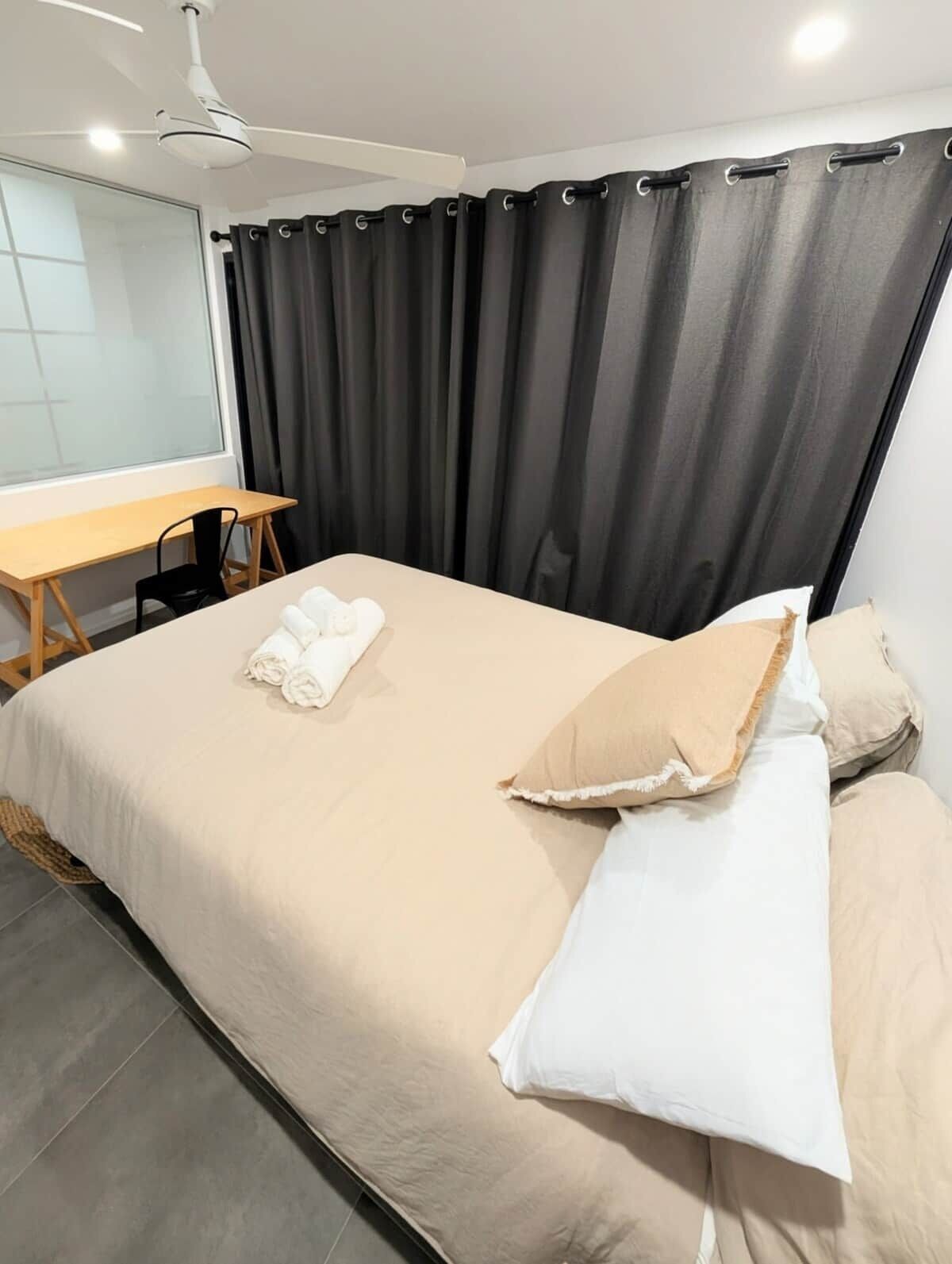 2 bedrooms, iron/ironing board