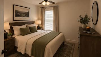 Apartment, 1 Bedroom, Non Smoking, Kitchen | Laptop workspace, iron/ironing board, WiFi (free)