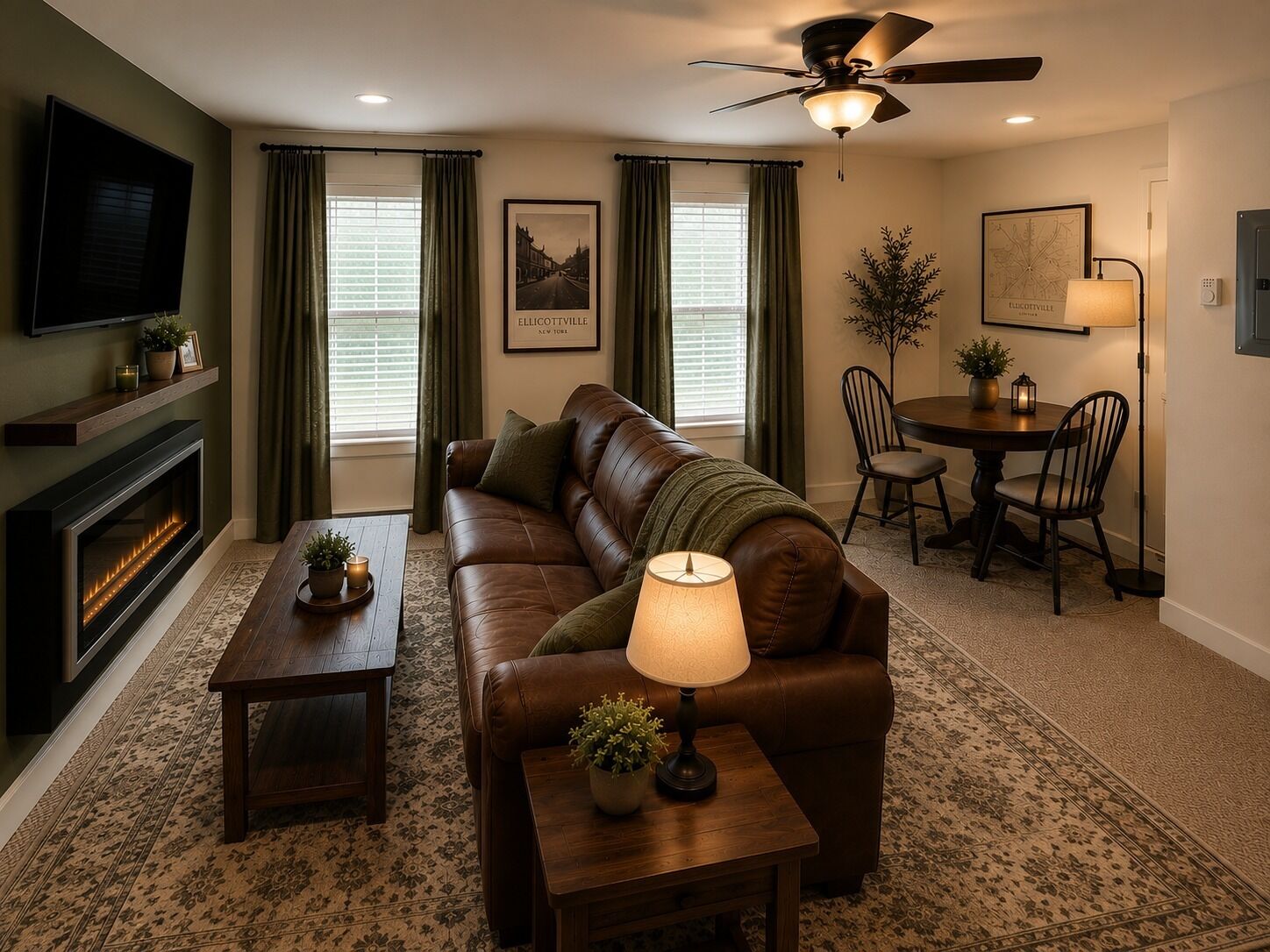 Apartment, 1 Bedroom, Non Smoking, Kitchen | Living area