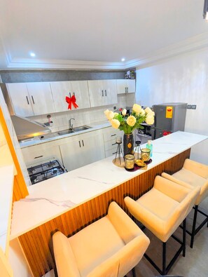 Private kitchen - STYLE AND COMFORT IN THE HEART OF THE CITY (LOME)