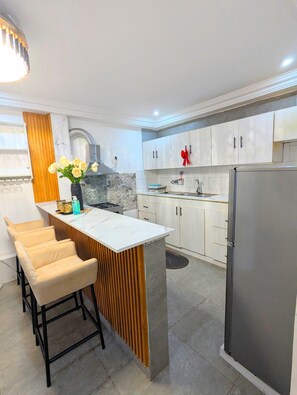 Private kitchen - STYLE AND COMFORT IN THE HEART OF THE CITY (LOME)