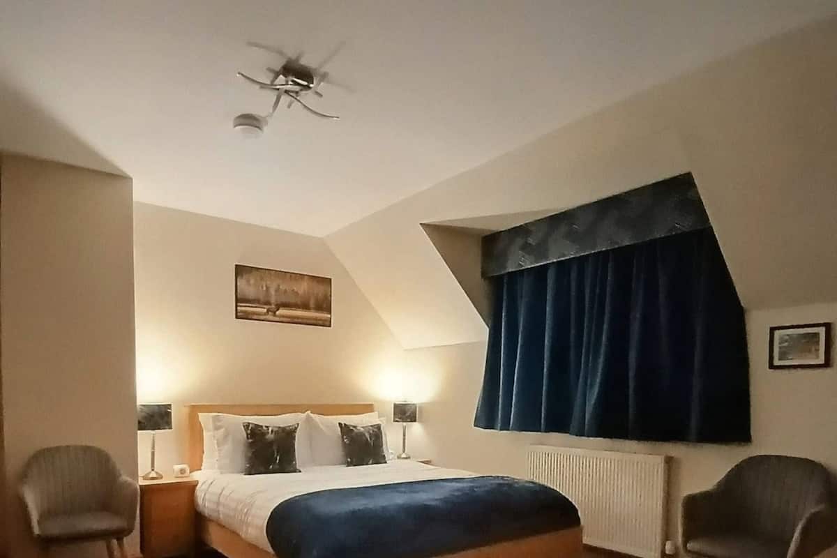 Deluxe Double Room, 1 King Bed, Private Bathroom, Mountain View | Blackout drapes, iron/ironing board (on request), WiFi (free)
