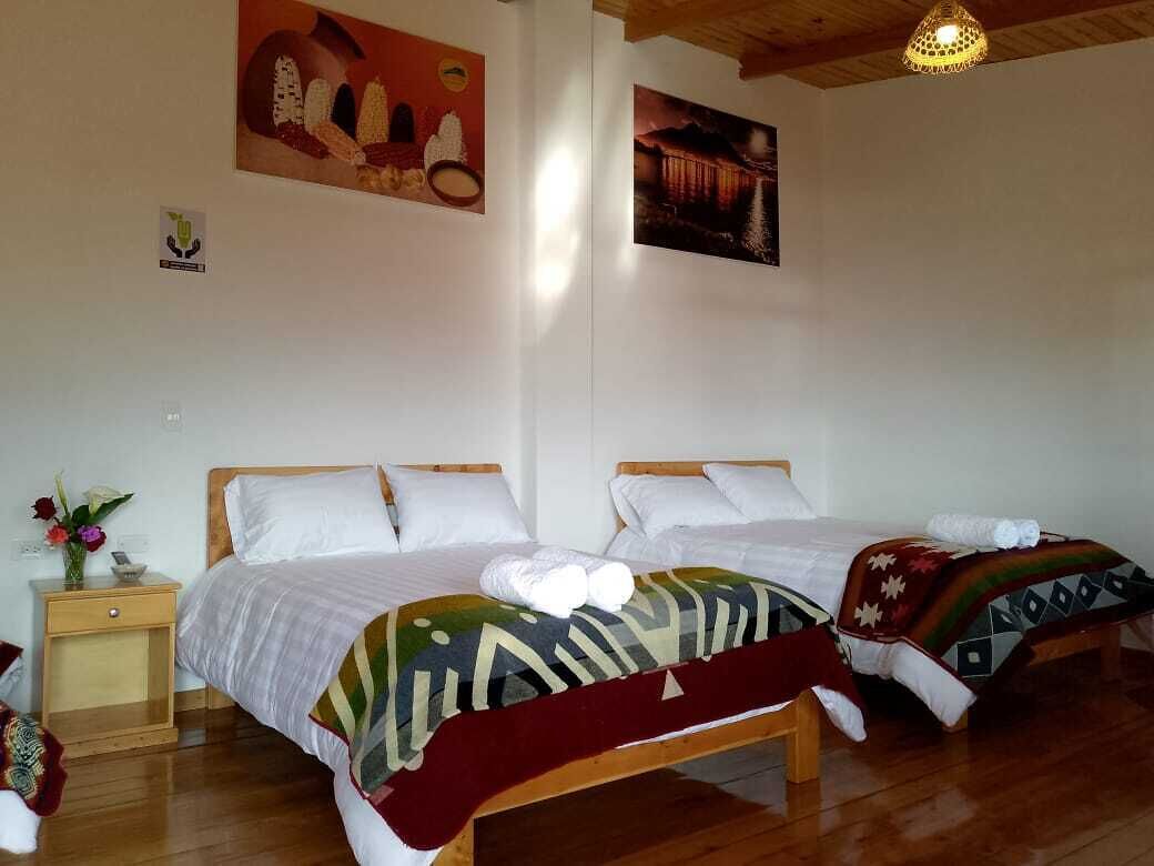 Classic Quadruple Room, Patio, Partial Lake View | Laptop workspace, free WiFi