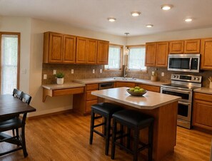 Private kitchen - The Gathering Place | 6BR Retreat with Game Room (Loveland)