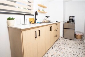 Private kitchen - Serenity Suite: Cozy 1BR Steps from Beach (Dorado)
