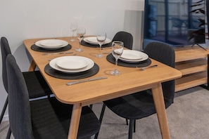 Dining - Brand New Townhouse Walk to CBD | Parking + EV (Christchurch)