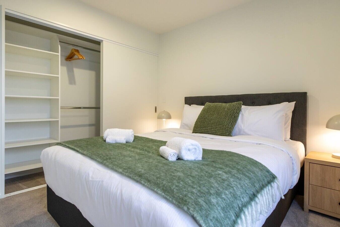 2 bedrooms, iron/ironing board, travel crib, WiFi