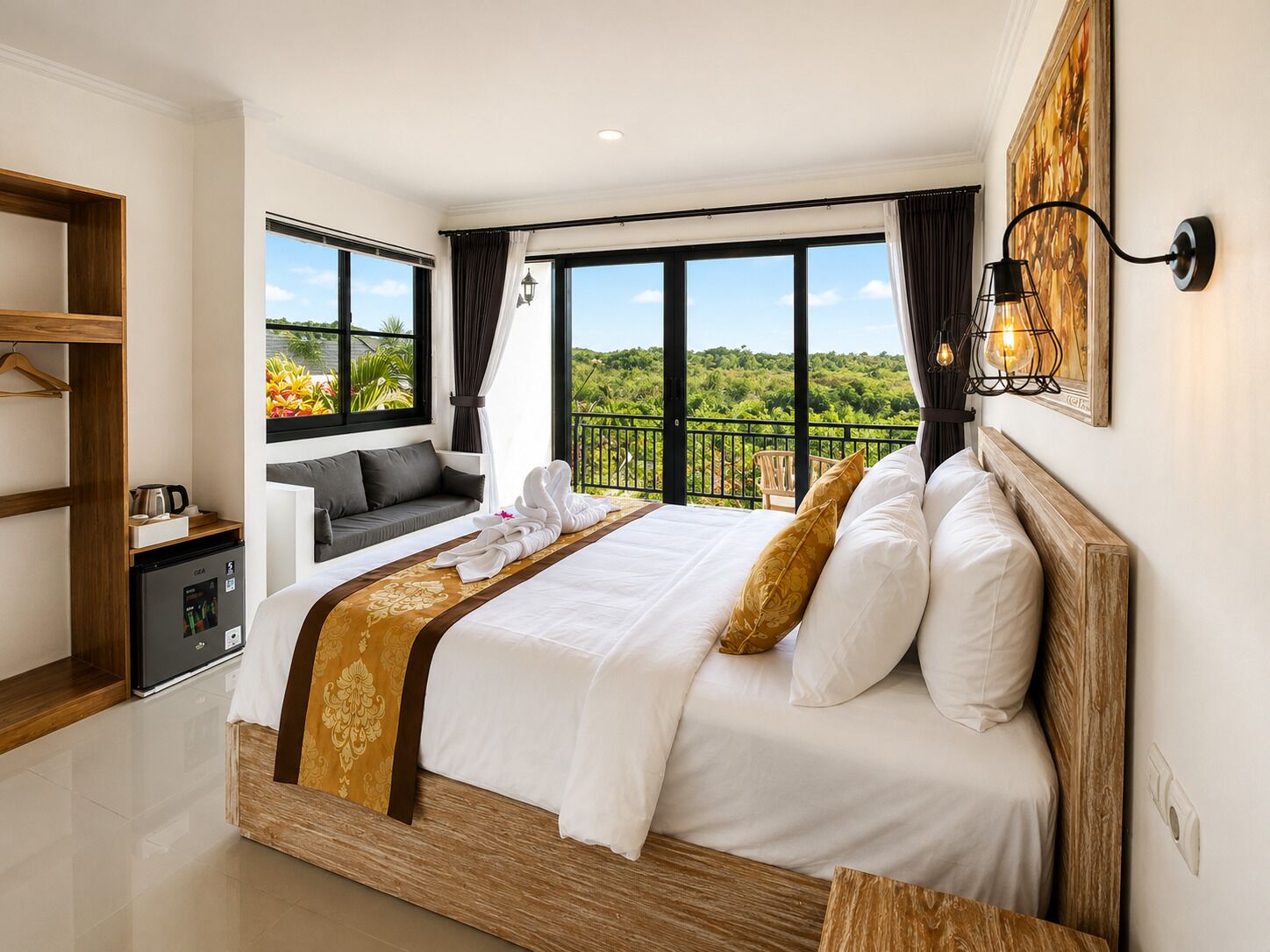 Deluxe Double Room, Balcony, Valley View