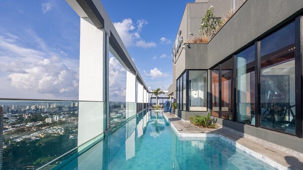 Unclassified image, 1 of 15, button - Studio With Balcony in a Cond. With Pool Gyr0305 (Goiânia)