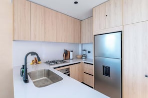 Private kitchen - Top-Floor 2BR PH at The Village Corasol (Playa del Carmen)