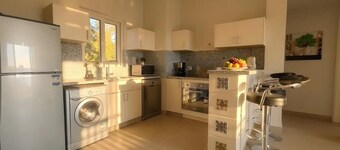 El Gouna luxury apartment lagoon and pool view