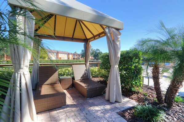 Terrace/patio - 4BR Family Escape | Waterslides | Near Disney (Kissimmee)