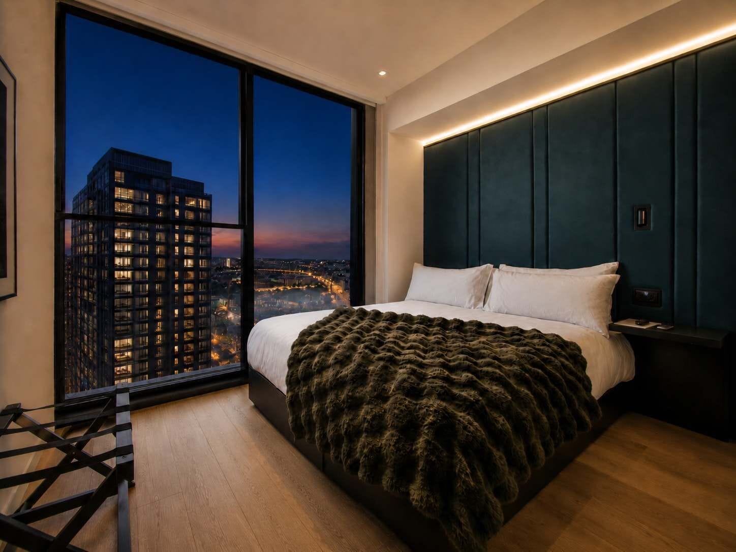 Iron/ironing board, travel crib, WiFi, bed sheets