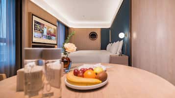 Superior Double Room, City View | Down comforters, memory foam beds, minibar (free items), blackout drapes