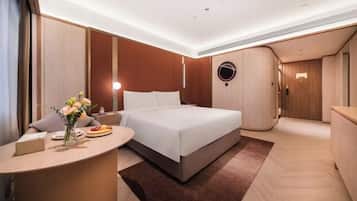 Superior Double Room, City View | Down comforters, memory foam beds, minibar (free items), blackout drapes