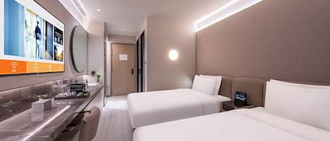 Superior Twin kamer | Lakens van Egyptisch katoen, luxe beddengoed, donsdekens