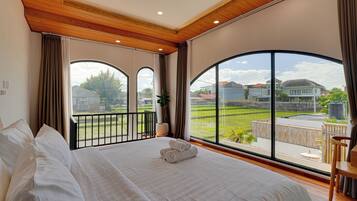 Villa, 1 King-Bett, eigener Pool, Poolblick