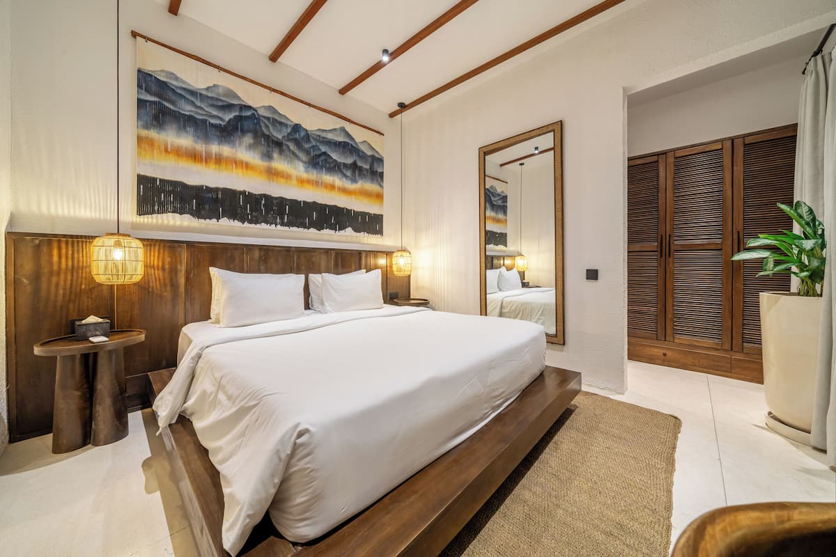 Vila superluxo, 3 quartos, piscina particular, vista para o jardim | Cofres nos quartos, Wi-Fi de cortesia, roupa de cama
