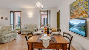 Dining - Apt. Annamaria: Family-Friendly 2BR Central Base for Trips, Laveno Mombello, Italy (Laveno Mombello)
