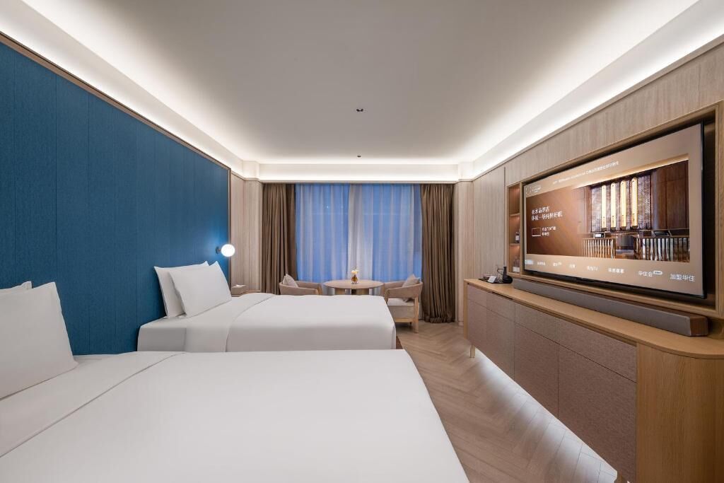 Quarto duplo standard | Escrivaninha, quartos à prova de som, Wi-Fi de cortesia