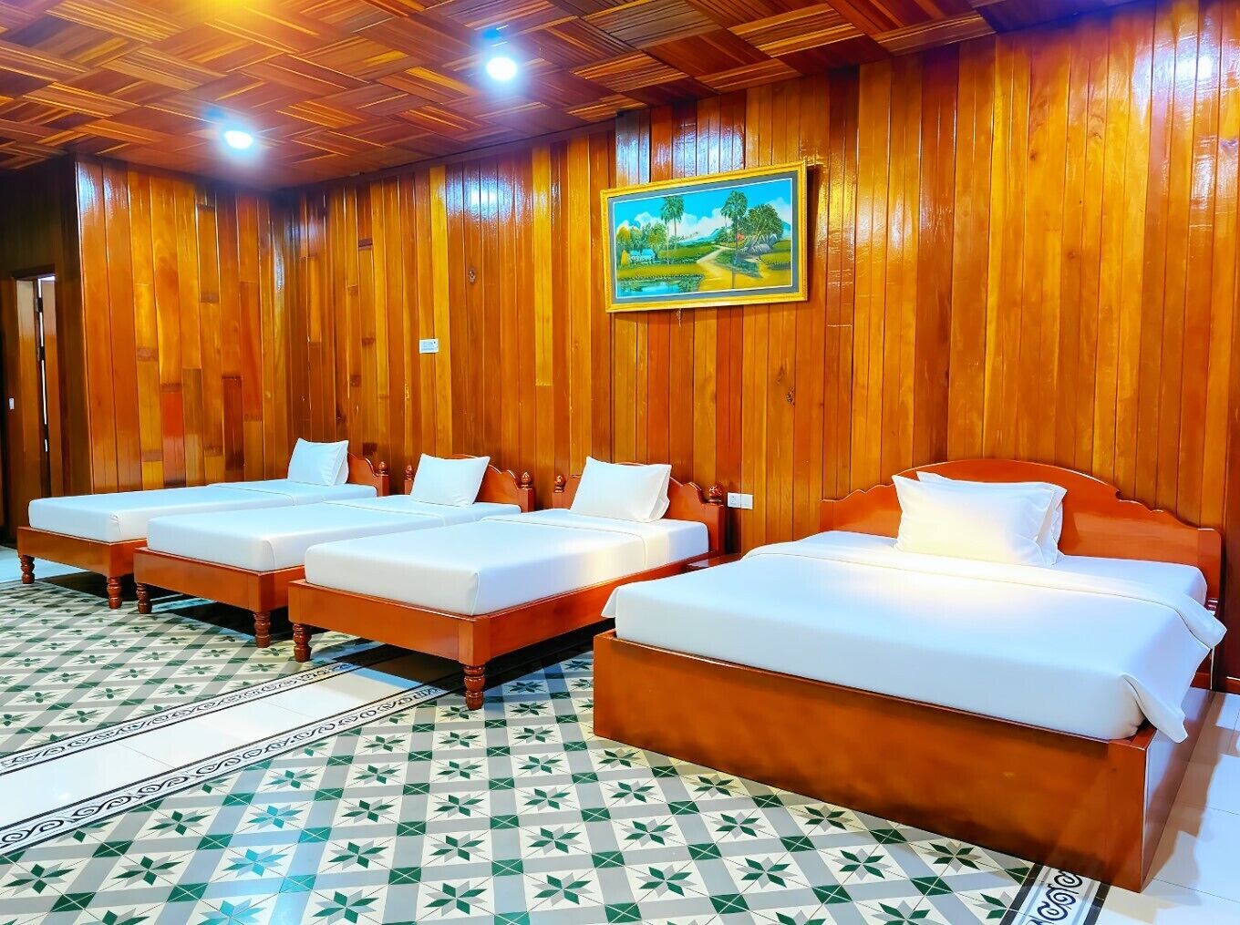 Luxury Villa, Pool View | Desk, laptop workspace, WiFi (free), bed sheets