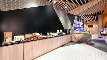 Daily self-service breakfast for a fee