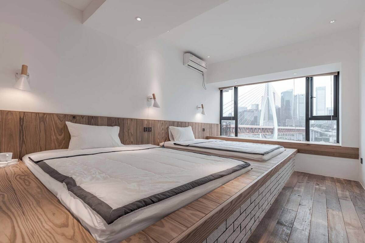 Suite Luxe, balcon, vue fleuve
