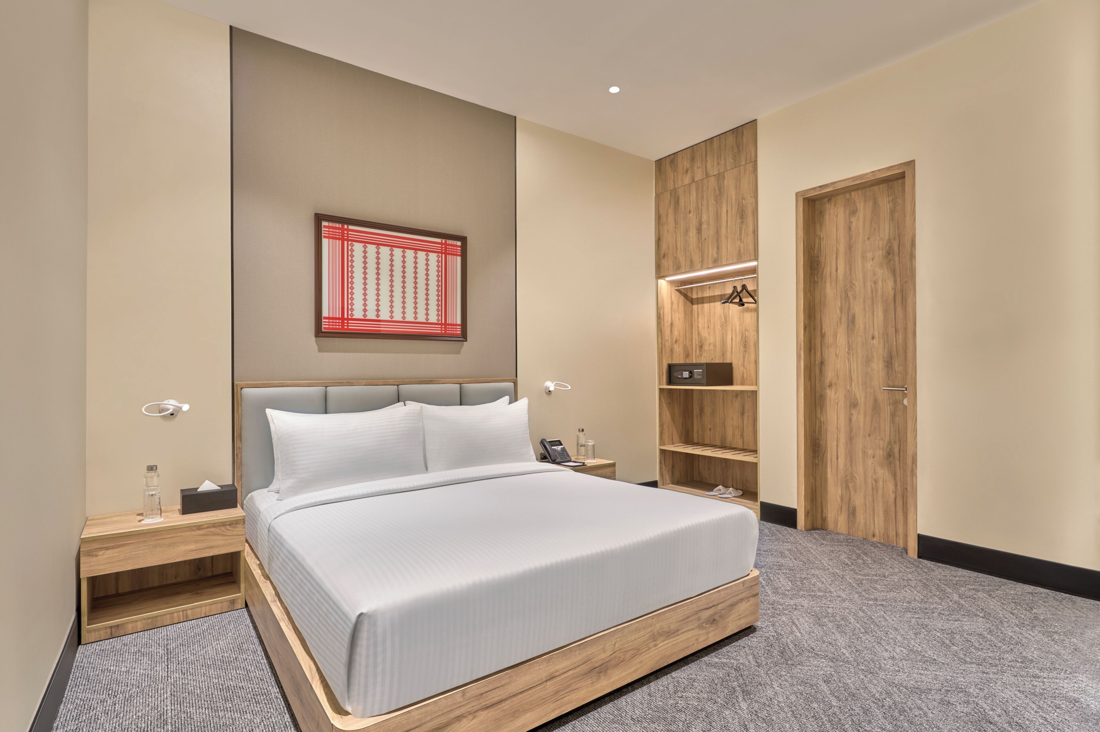 Phòng Suite Executive | Bộ trải giường bằng vải cotton Ai Cập, bộ đồ giường cao cấp 