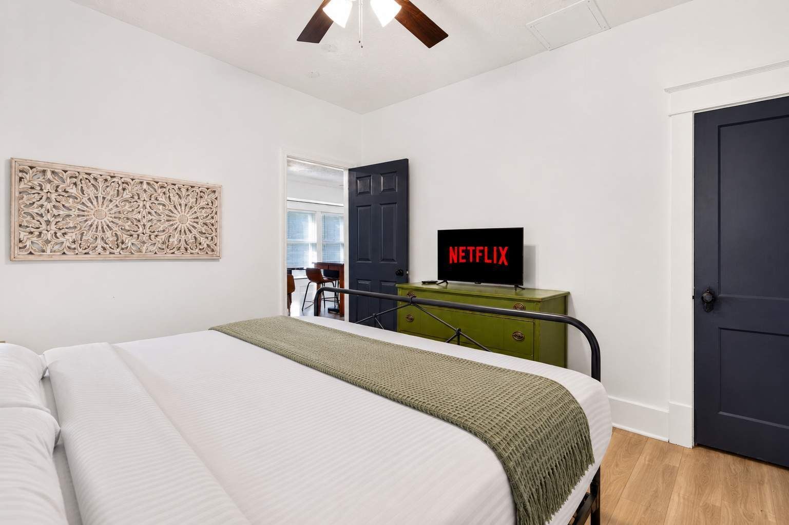 7 bedrooms, iron/ironing board, travel crib, WiFi